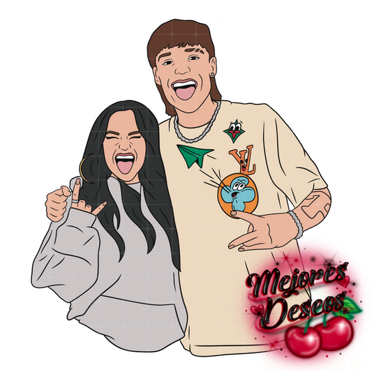 Peso Pluma x Becky G SVG, PNG Digital Download