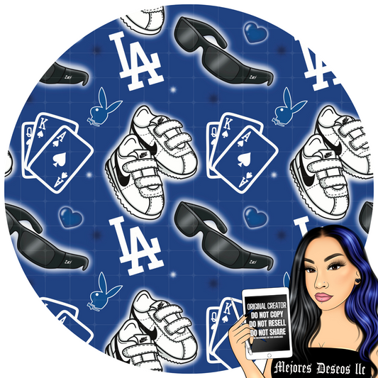 Chola, Chicana inspired BLUE SEAMLESS Design JPEG. Chicana Seamless. Cholo Clipart.Chicano inspired Old school hearts. Instant Download ONLY