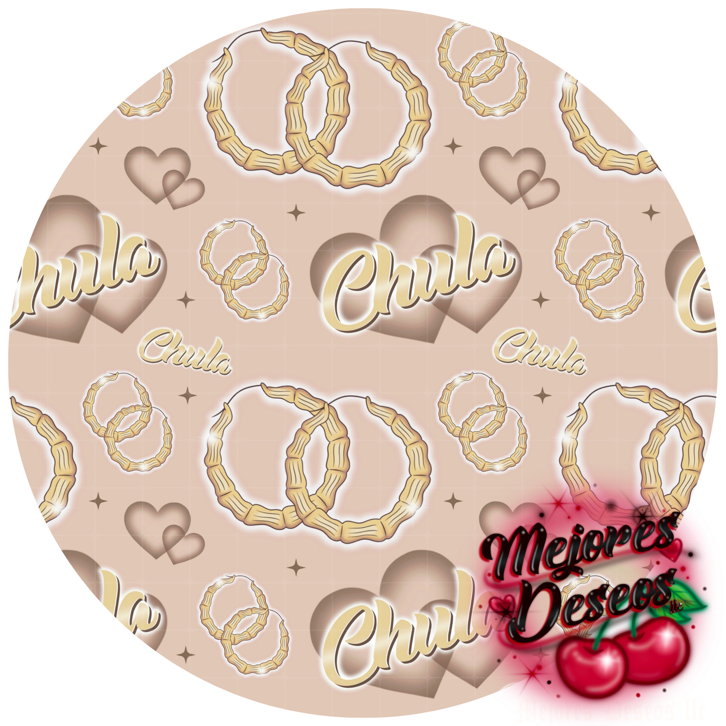 Chula/ Hoops Chola, Chicana inspired SEAMLESS Design JPEG. Chulal Seamless. Chula Clipart.Old school hearts. Instant Download ONLY