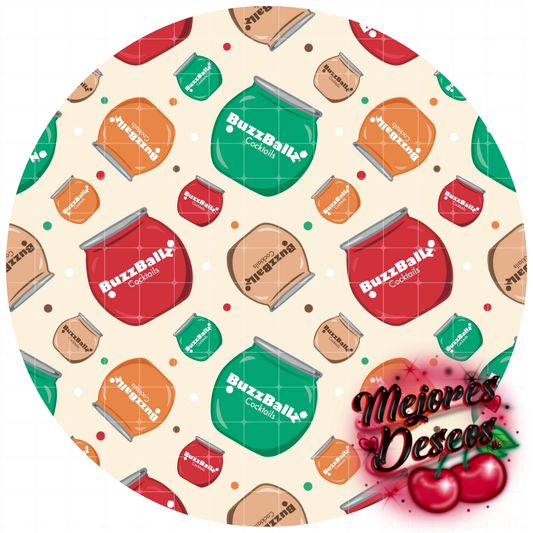 Buzzballz Seamless Pattern