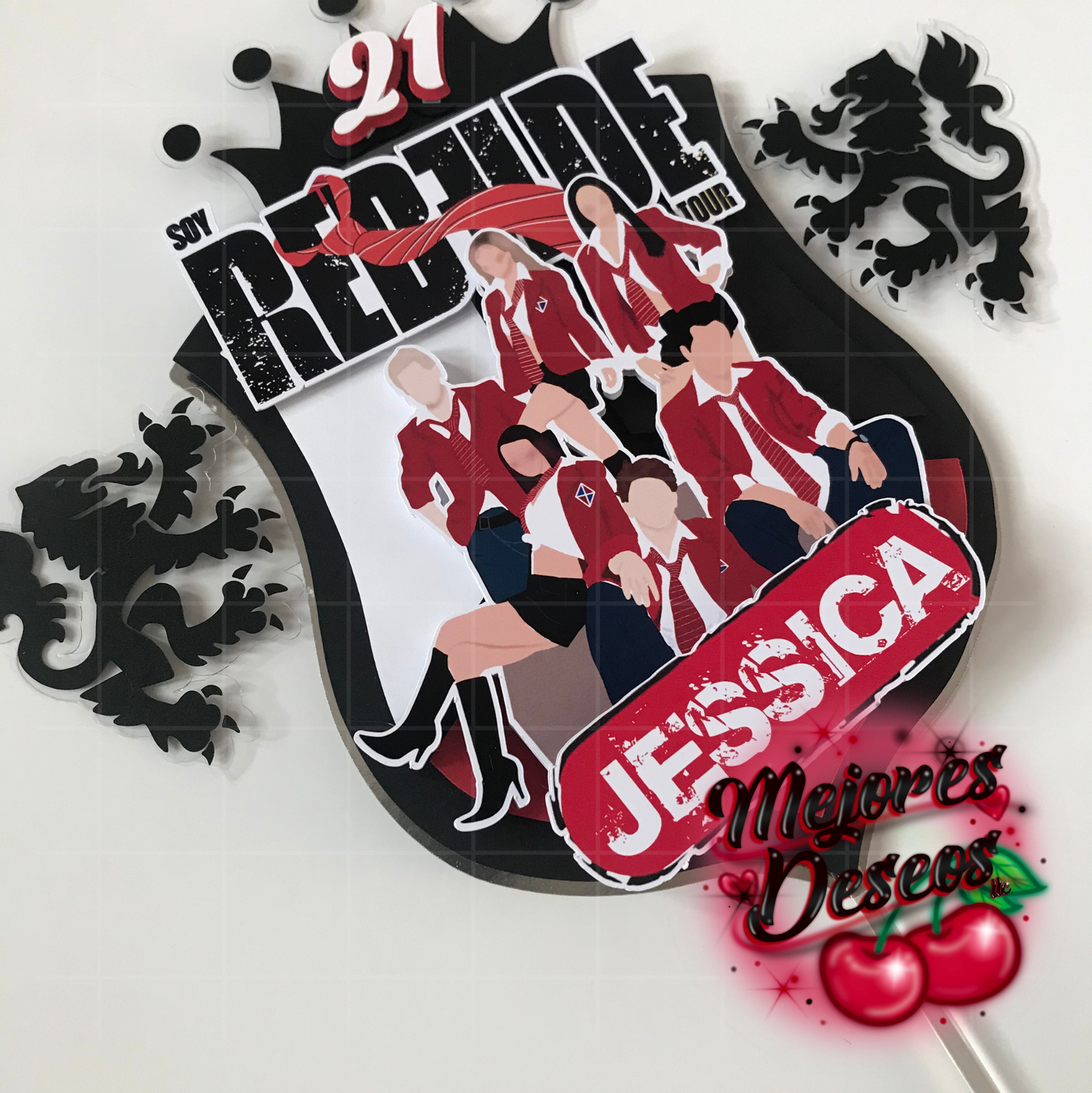 Rebelde 2023 Tour Cake Topper