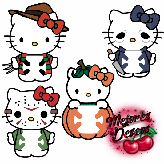 Hello Kitty Halloween Buzzball Holder BUNDLE- CUT FILE